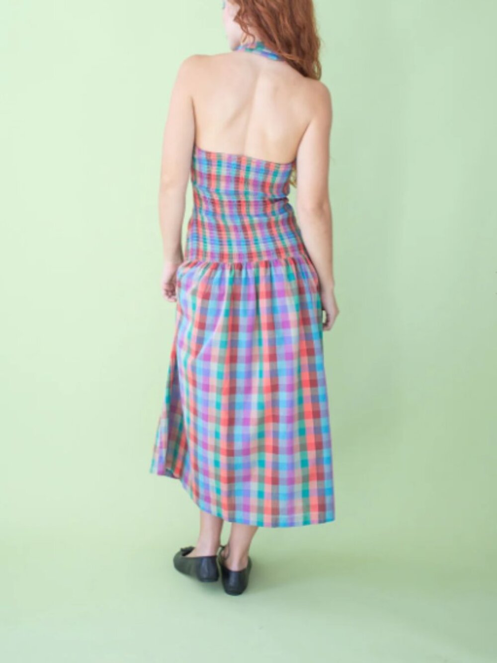 Vaughn Dress Lisa Says Gah - Colorburst Plaid - Picture 5 of 5